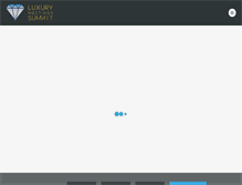 Tablet Screenshot of luxurymeetingssummit.com